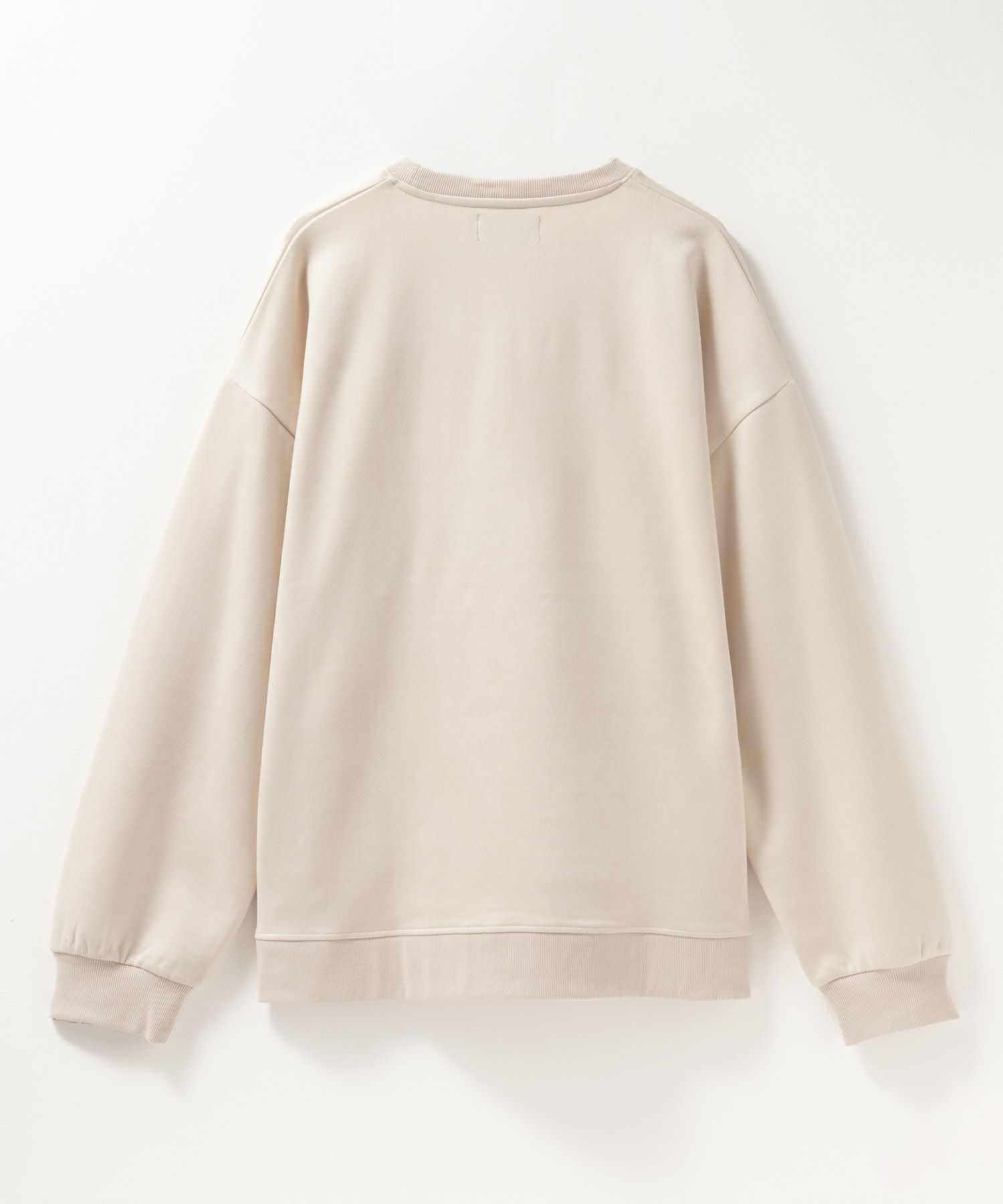 NOBLE PRODUCT  ポンチ素材 スエードライククルーネック メンズ商品画像-7