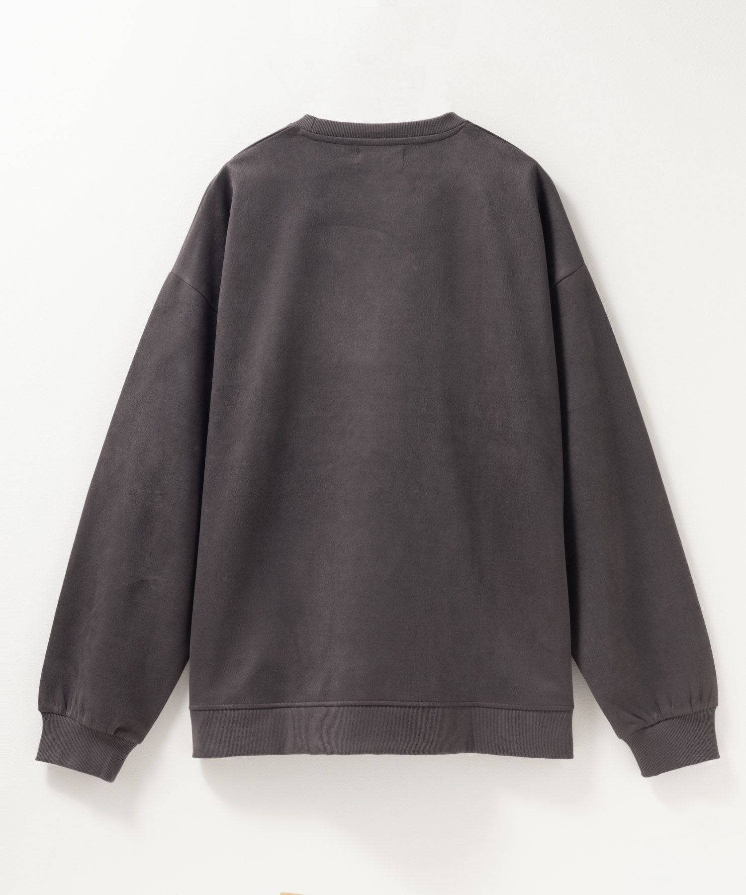 NOBLE PRODUCT  ポンチ素材 スエードライククルーネック メンズ商品画像-9