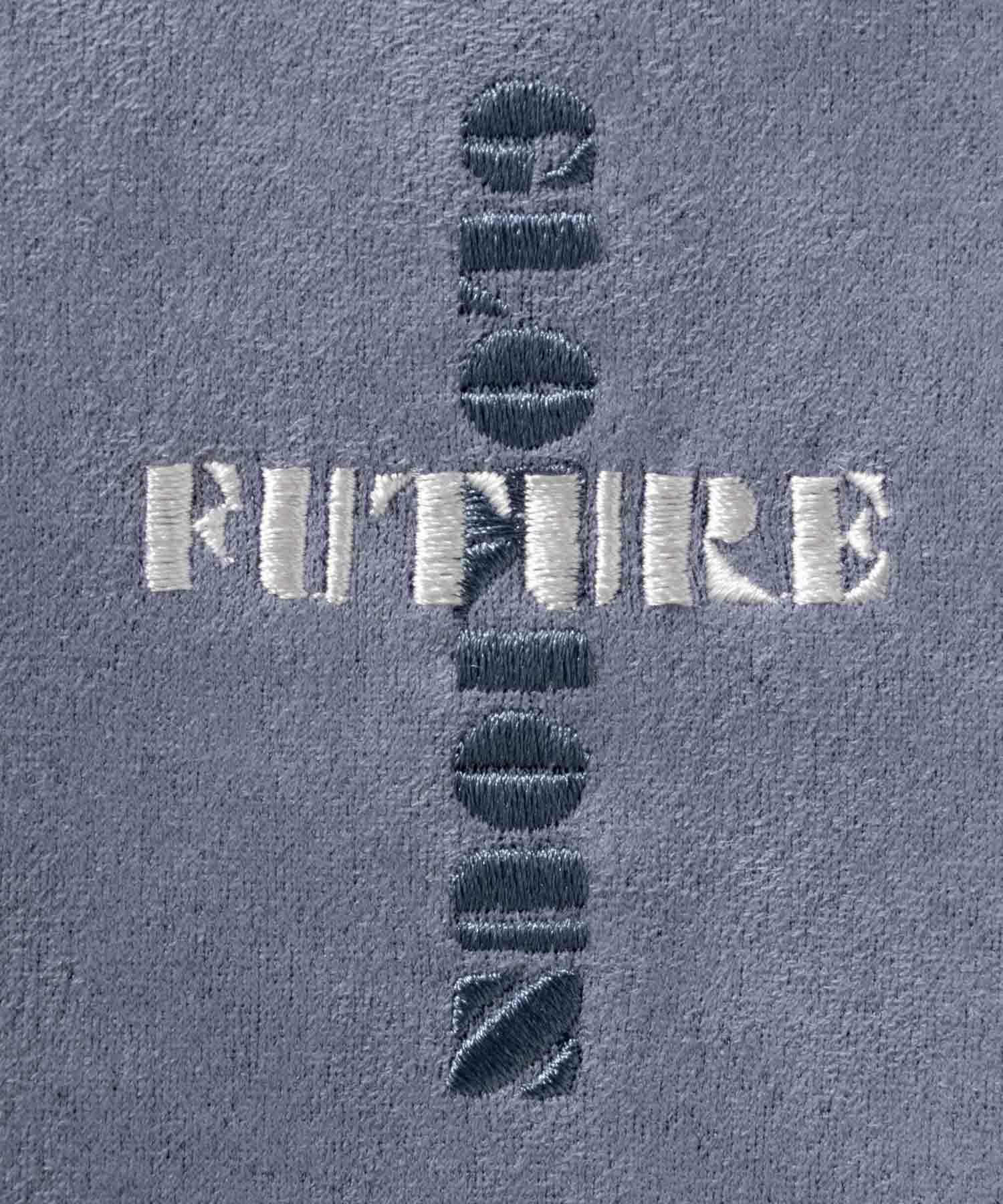 NOBLE PRODUCT  ポンチ素材 スエードライククルーネック メンズ商品画像-10