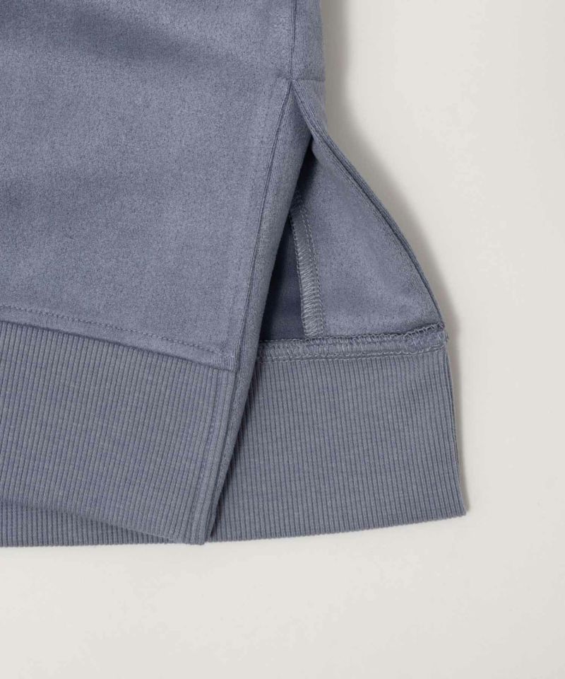 NOBLE PRODUCT  ポンチ素材 スエードライククルーネック メンズ商品画像-11