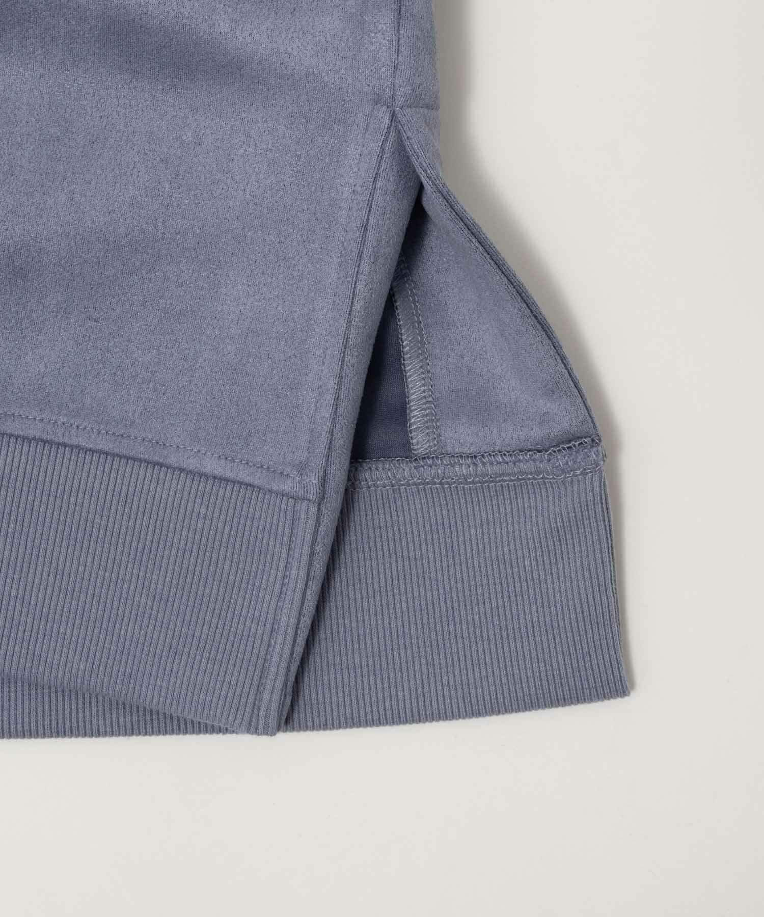 NOBLE PRODUCT  ポンチ素材 スエードライククルーネック メンズ商品画像-11