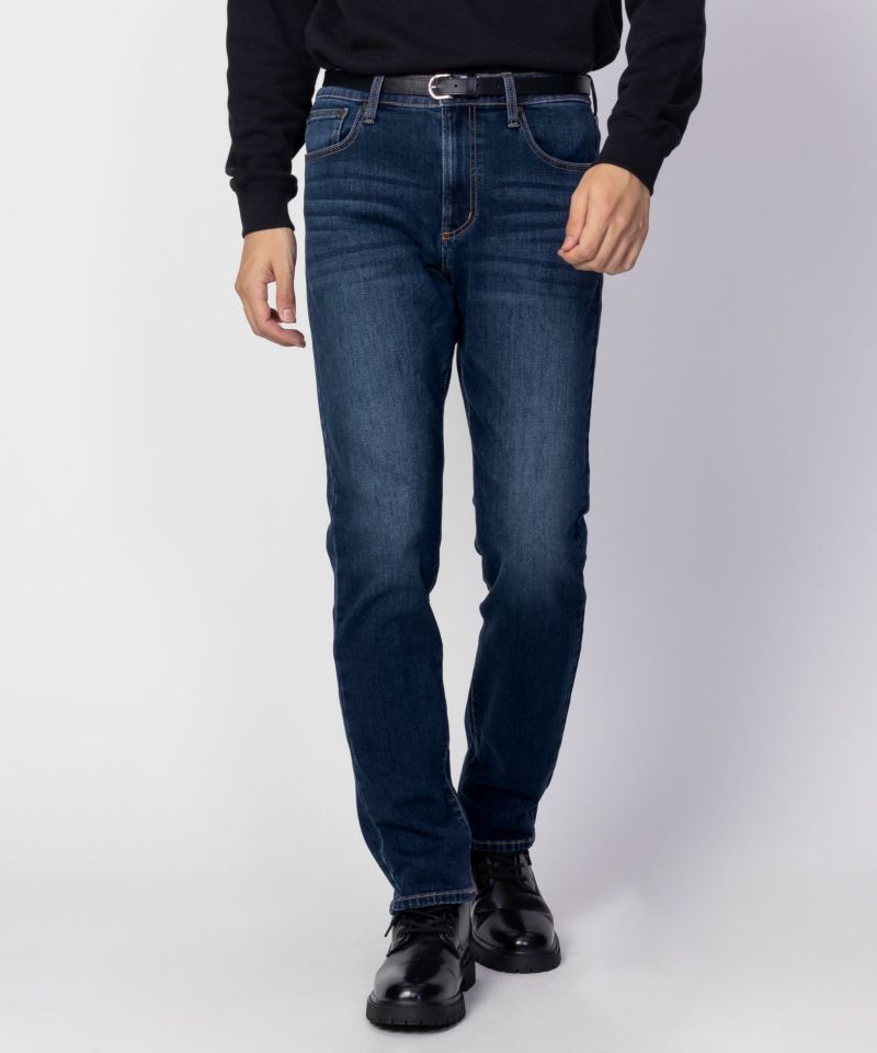 NAVY 温℃ 裏起毛5ポケットストレートデニムパンツ メンズ商品画像-7