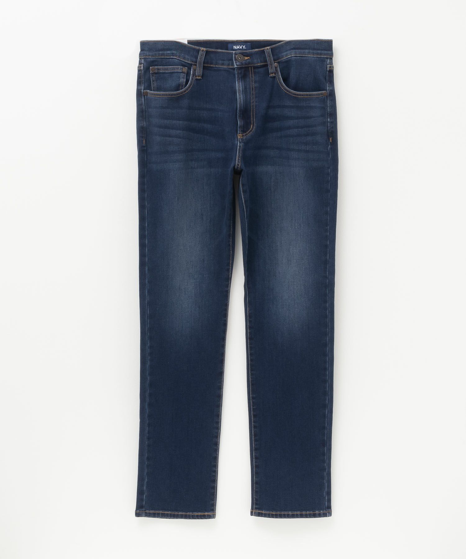 NAVY 温℃ 裏起毛5ポケットストレートデニムパンツ メンズ商品サムネイル-23