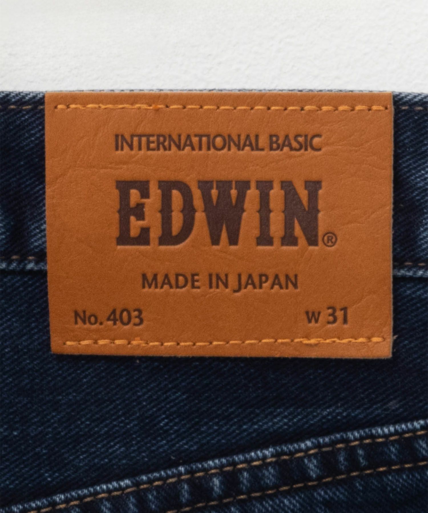 EDWIN インターナショナルベーシック ストレート E403 メンズ