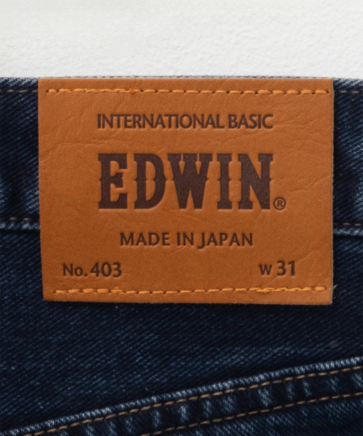 EDWIN インターナショナルベーシック ストレート E403 メンズ