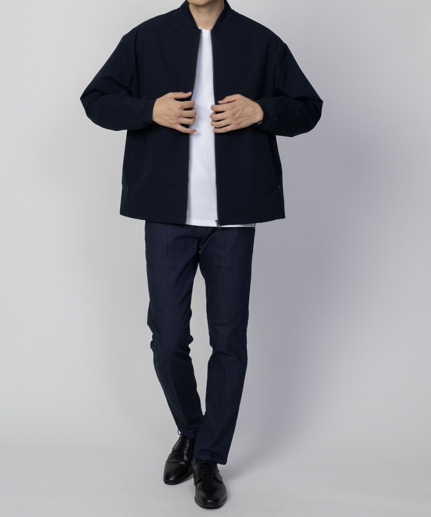 EDWIN スリムテーパードトラウザー メンズ