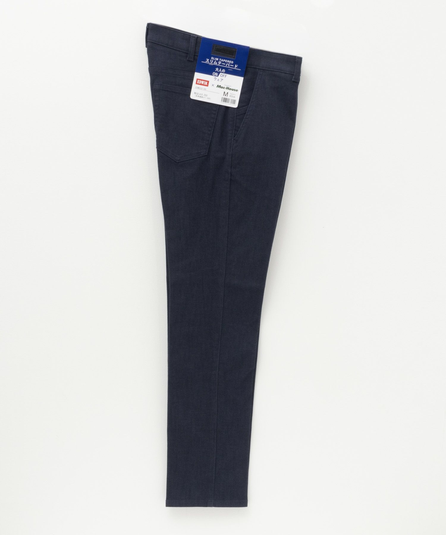 EDWIN スリムテーパードトラウザー メンズ