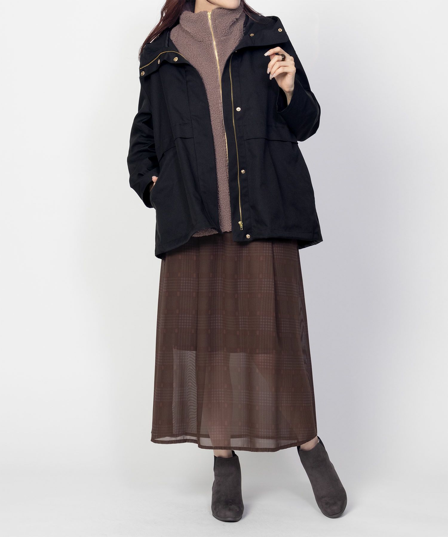 HusHusH マウンテンパーカー レディース