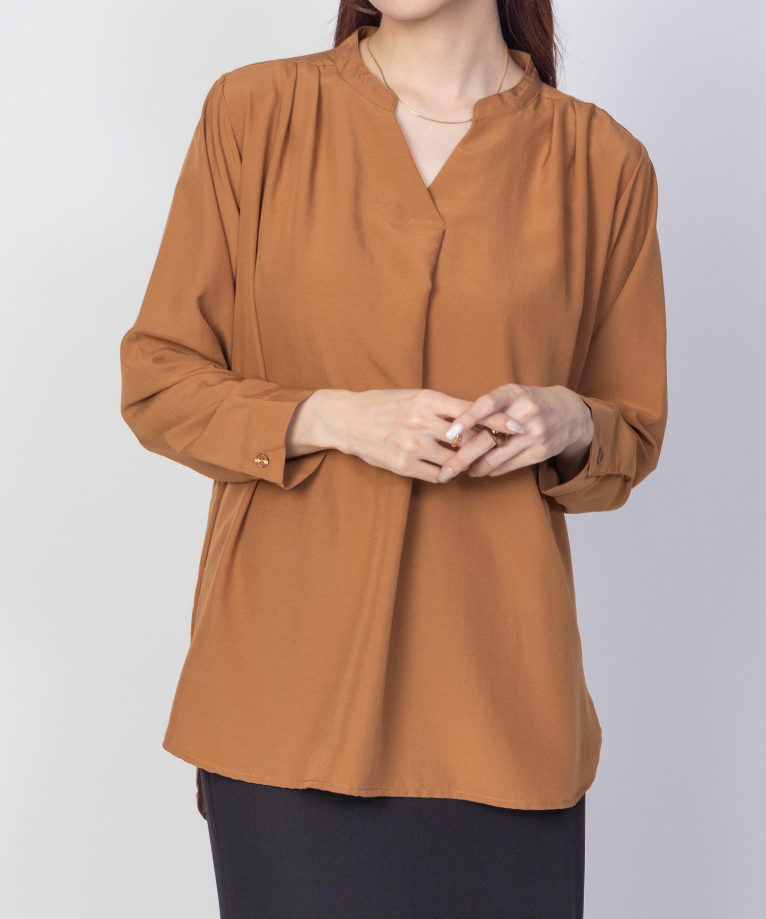 nAvy  スキッパー7分袖プルオーバー レディース商品画像-11