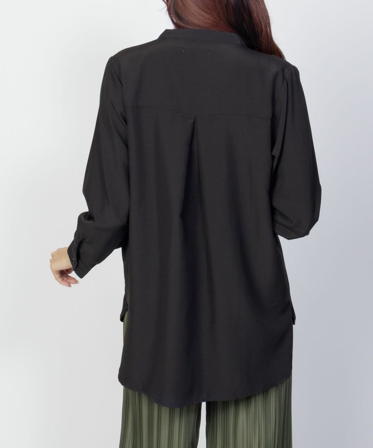 nAvy スキッパー7分袖プルオーバー レディース