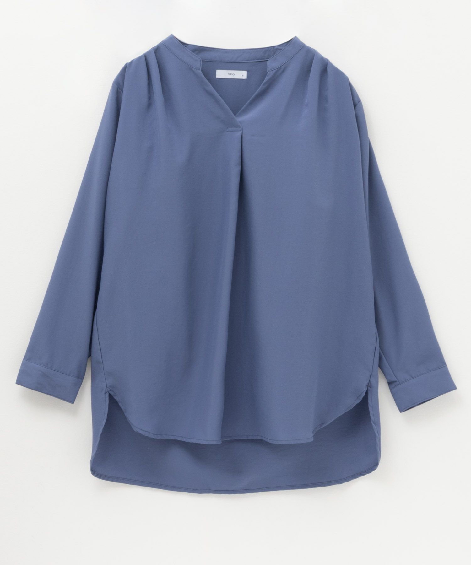 nAvy スキッパー7分袖プルオーバー レディース