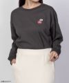 Tom and Jerry プリント長袖Tシャツ レディース ネコポス 対応商品