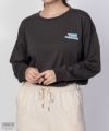 PEANUTS SNOOPY プリント長袖Tシャツ レディース ネコポス 対応商品