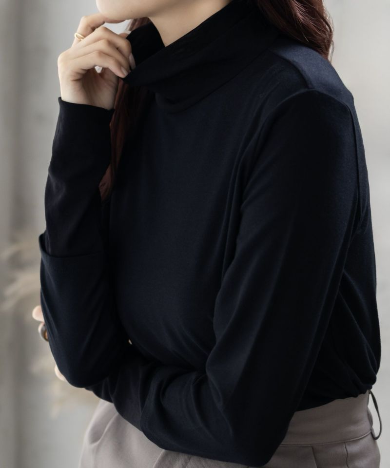 HusHusH  チュール使いハイネックインナー レディース メール便 対応商品商品画像-1