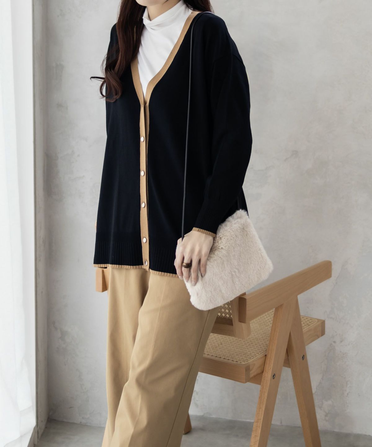 HusHusH チュール使いハイネックインナー レディース ネコポス 対応商品