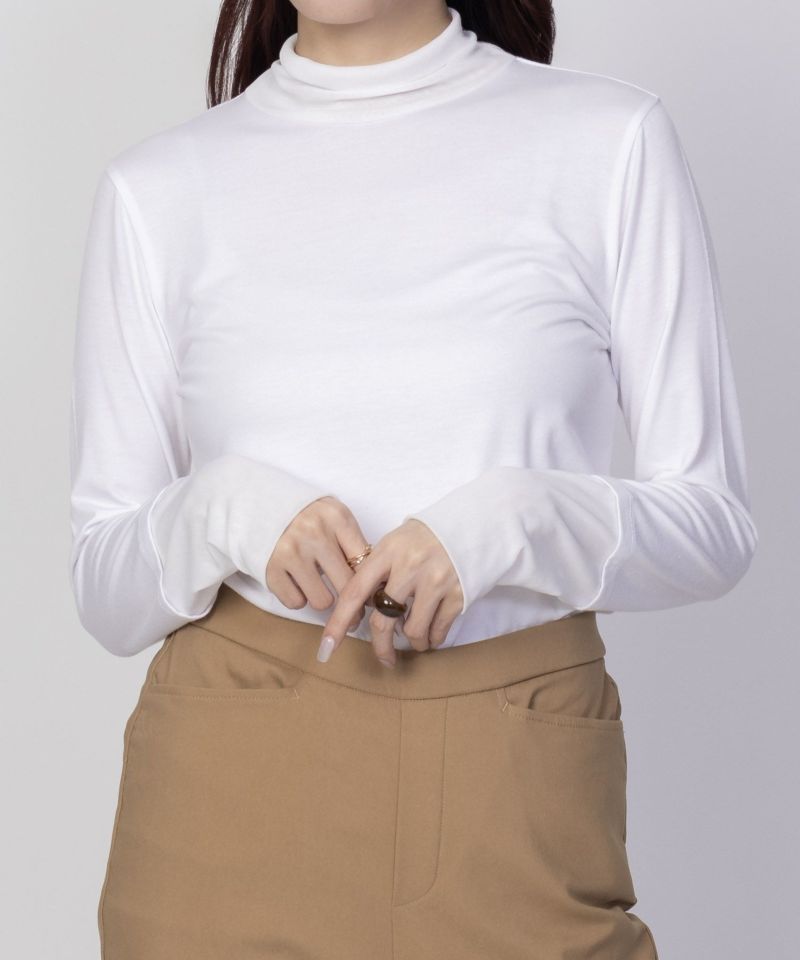 HusHusH  チュール使いハイネックインナー レディース メール便 対応商品商品画像-17