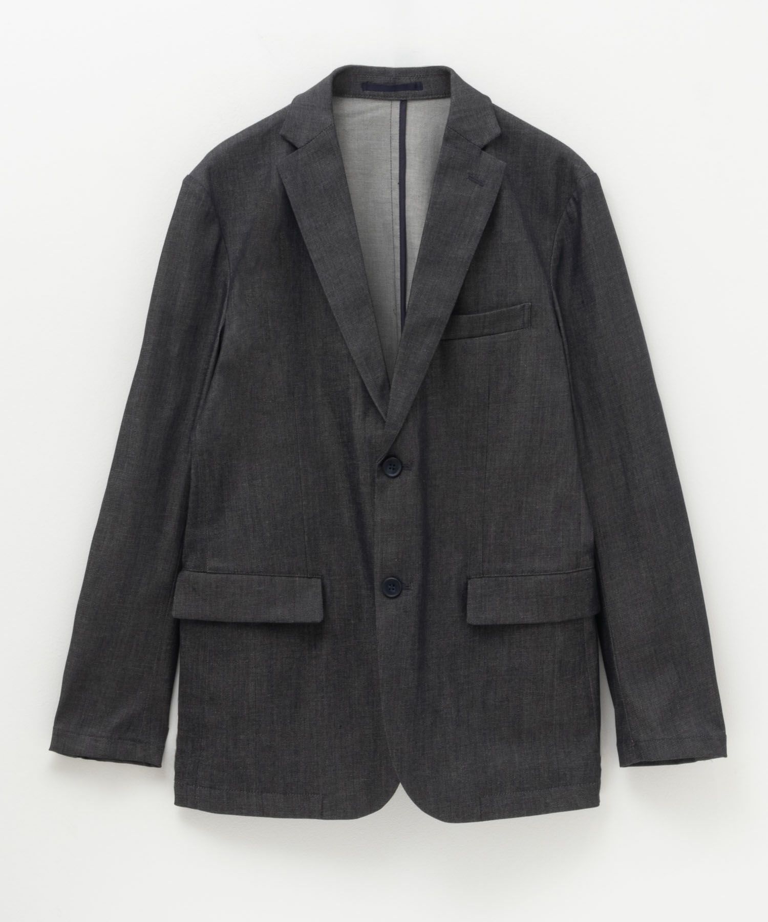 NAVY FIT  布帛デニムライクジャケット メンズ商品サムネイル-1