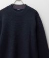 NAVY 快適ニット ワッフルモックネック メンズ
