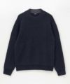 NAVY 快適ニット ワッフルモックネック メンズ商品サムネイル-5