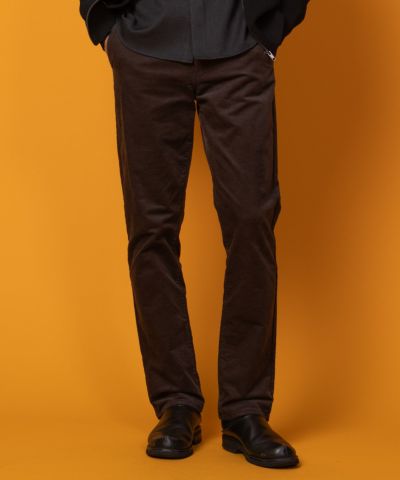 NAVY 温℃ ドビーコール裏起毛パンツ メンズ