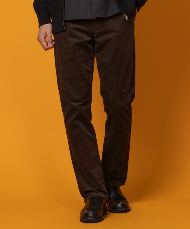 NAVY 温℃ ドビーコール裏起毛パンツ メンズ商品画像-2