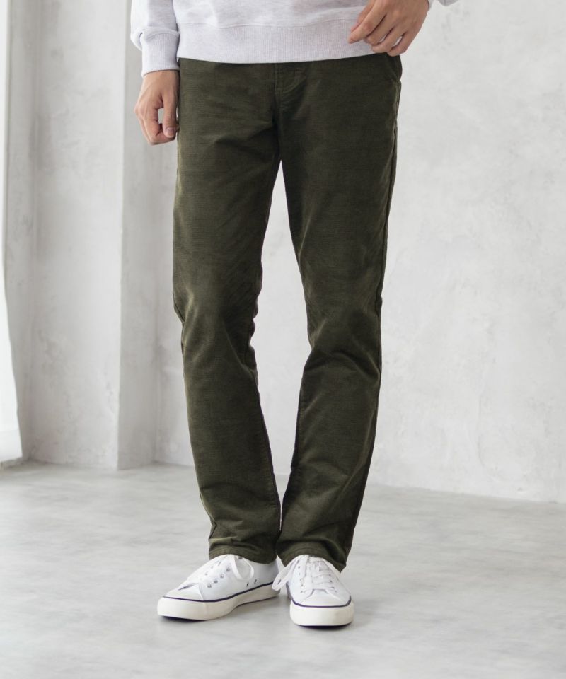 NAVY 温℃ ドビーコール裏起毛パンツ メンズ商品画像-19