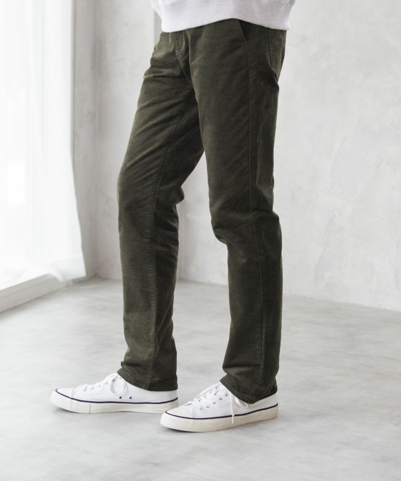 NAVY 温℃ ドビーコール裏起毛パンツ メンズ商品画像-20