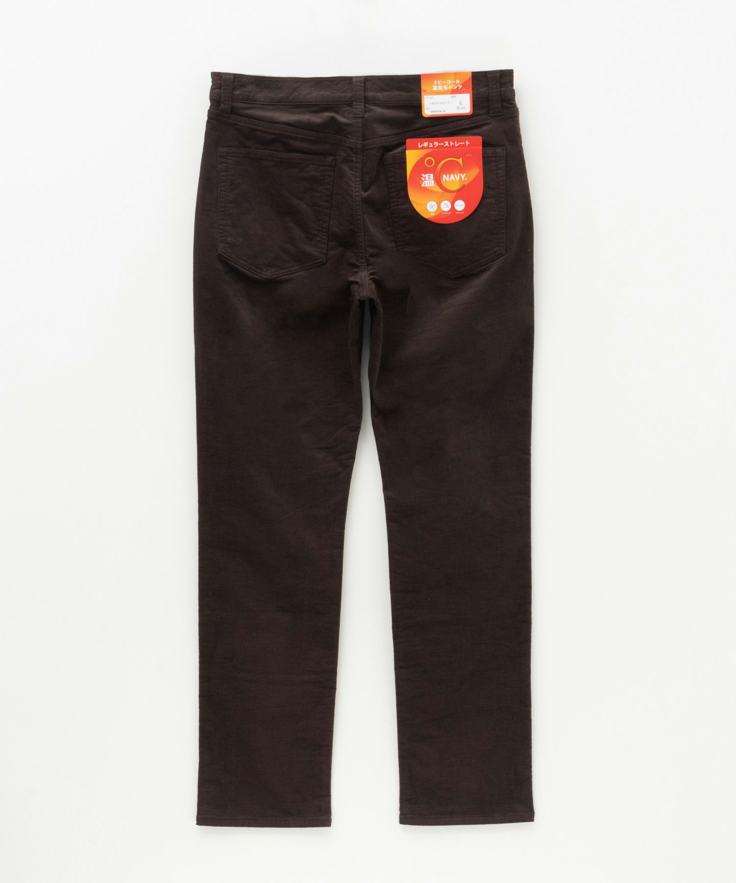 NAVY 温℃ ドビーコール裏起毛パンツ メンズ商品画像-34