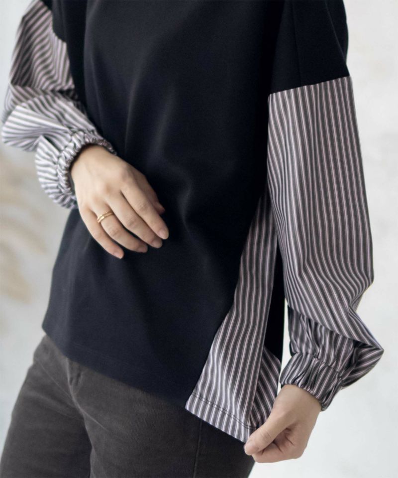 nAvy  異素材切替プルオーバー レディース商品画像-4