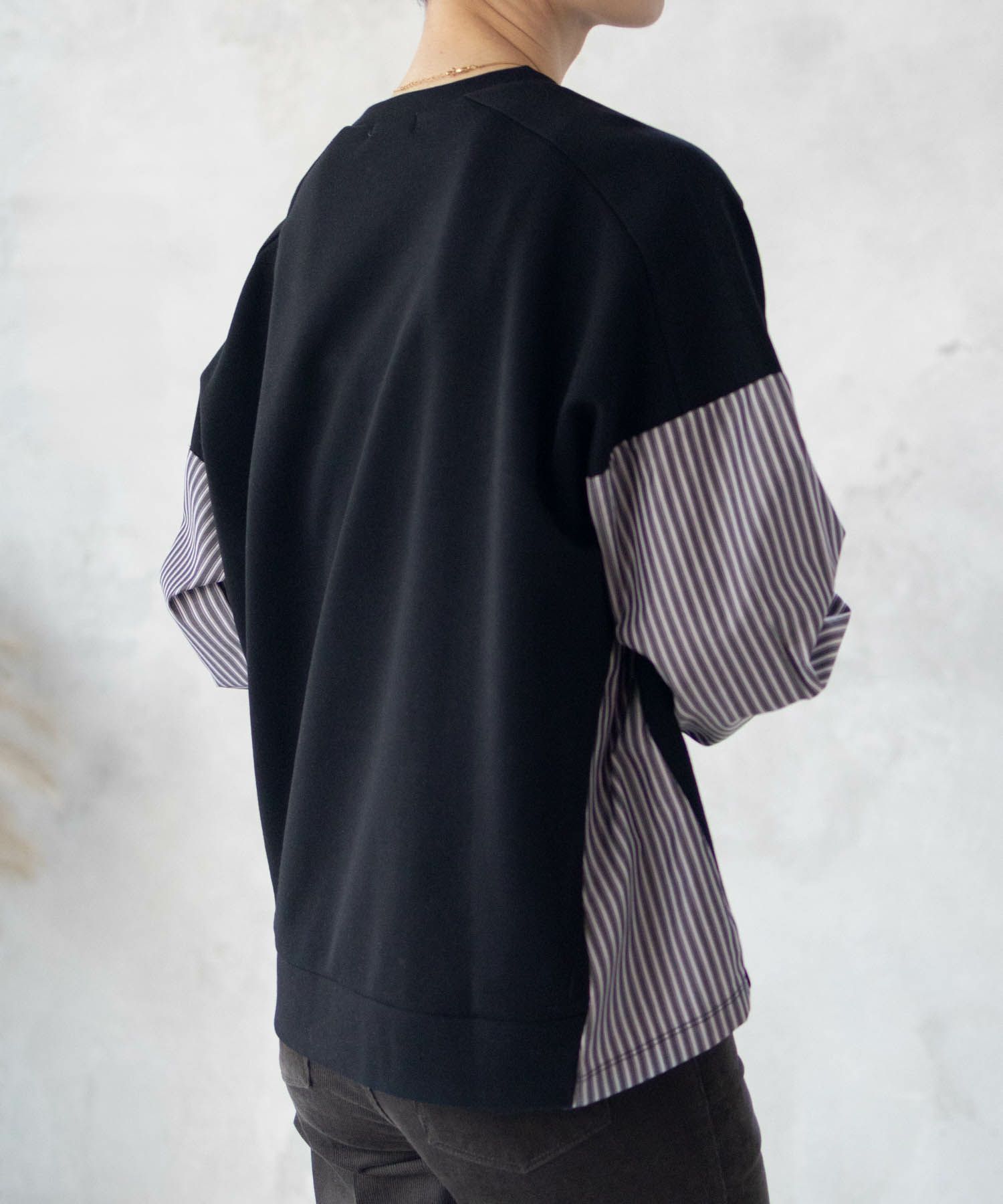 nAvy  異素材切替プルオーバー レディース商品画像-5