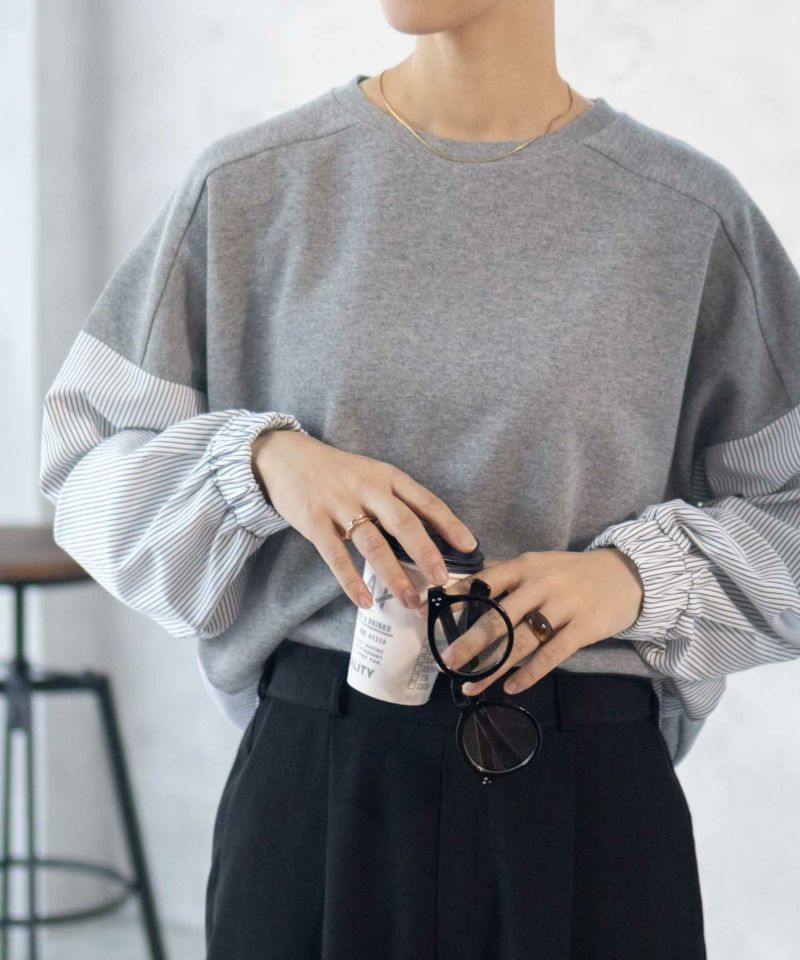 nAvy  異素材切替プルオーバー レディース商品画像-6