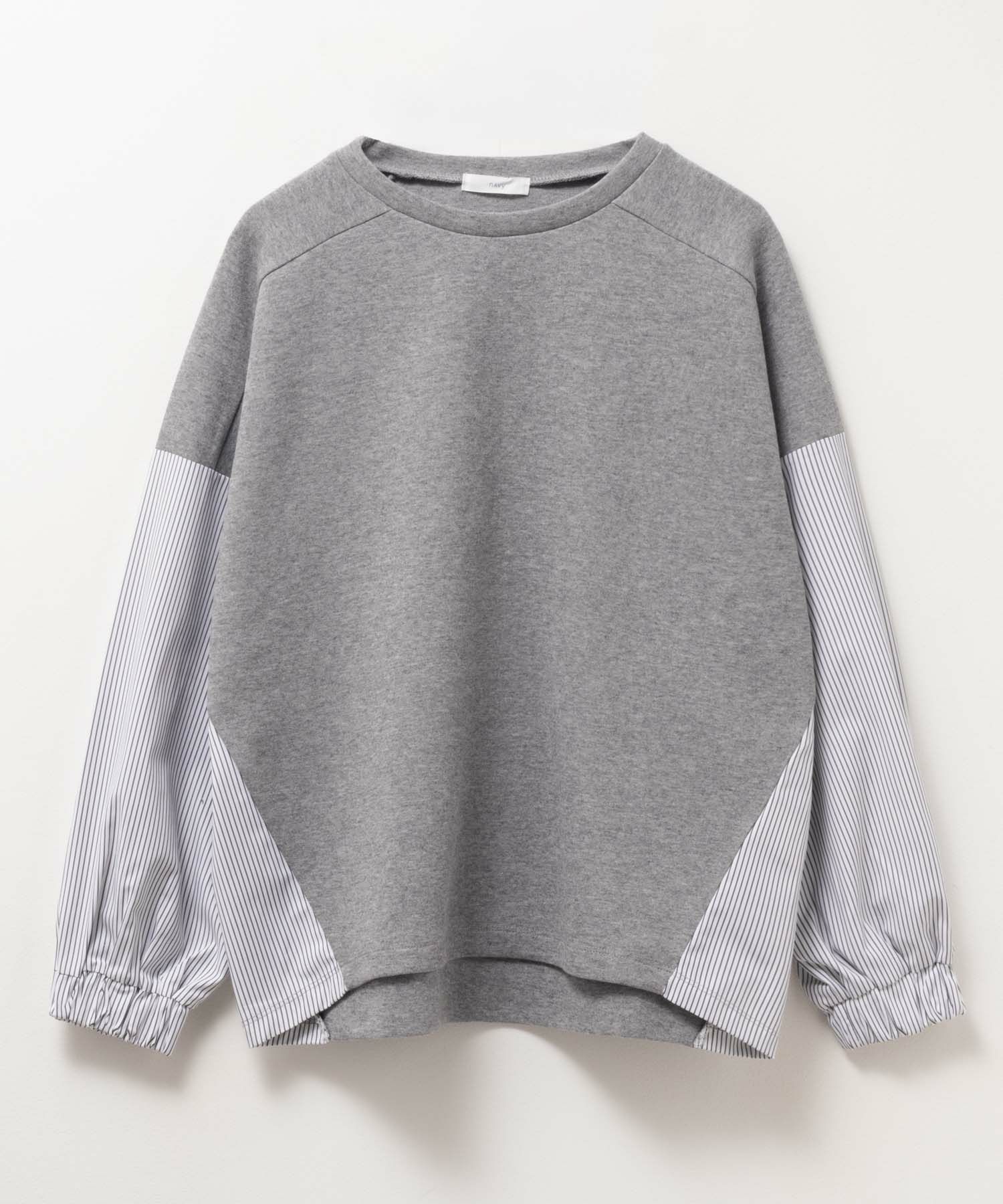 nAvy 異素材切替プルオーバー レディース