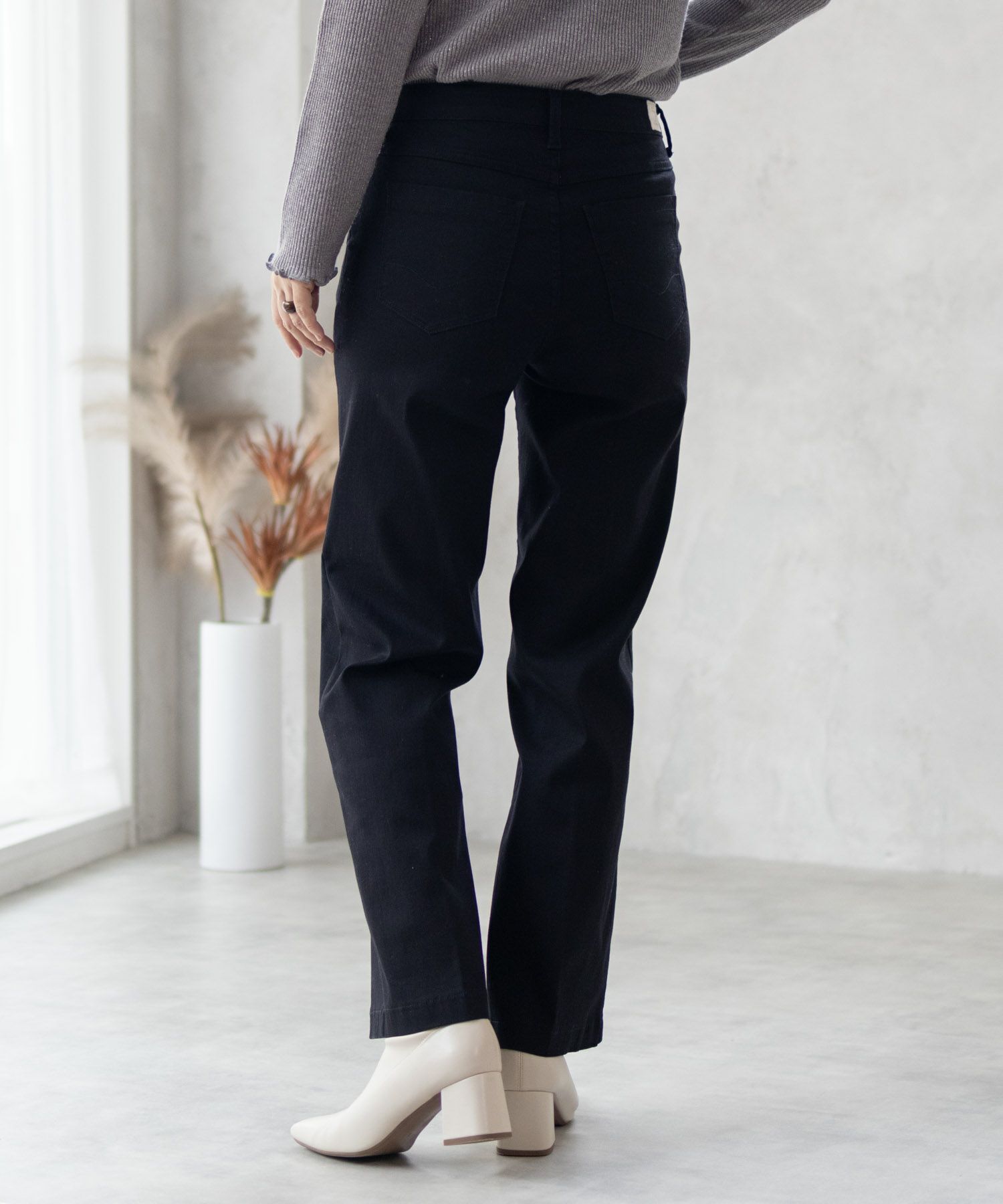 C17  ラシックワイドパンツ レディース商品画像-6