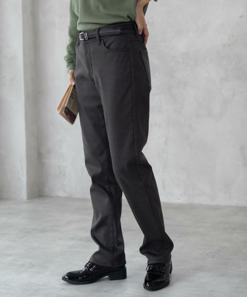 EDWIN  インターナショナルベーシック BODY FIRE ゆったりストレート デニムパンツ レディース商品画像-6