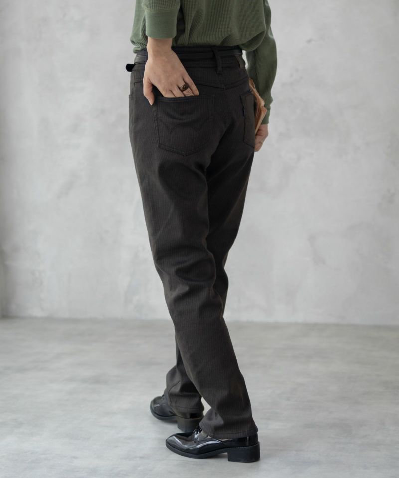 EDWIN  インターナショナルベーシック BODY FIRE ゆったりストレート デニムパンツ レディース商品画像-7