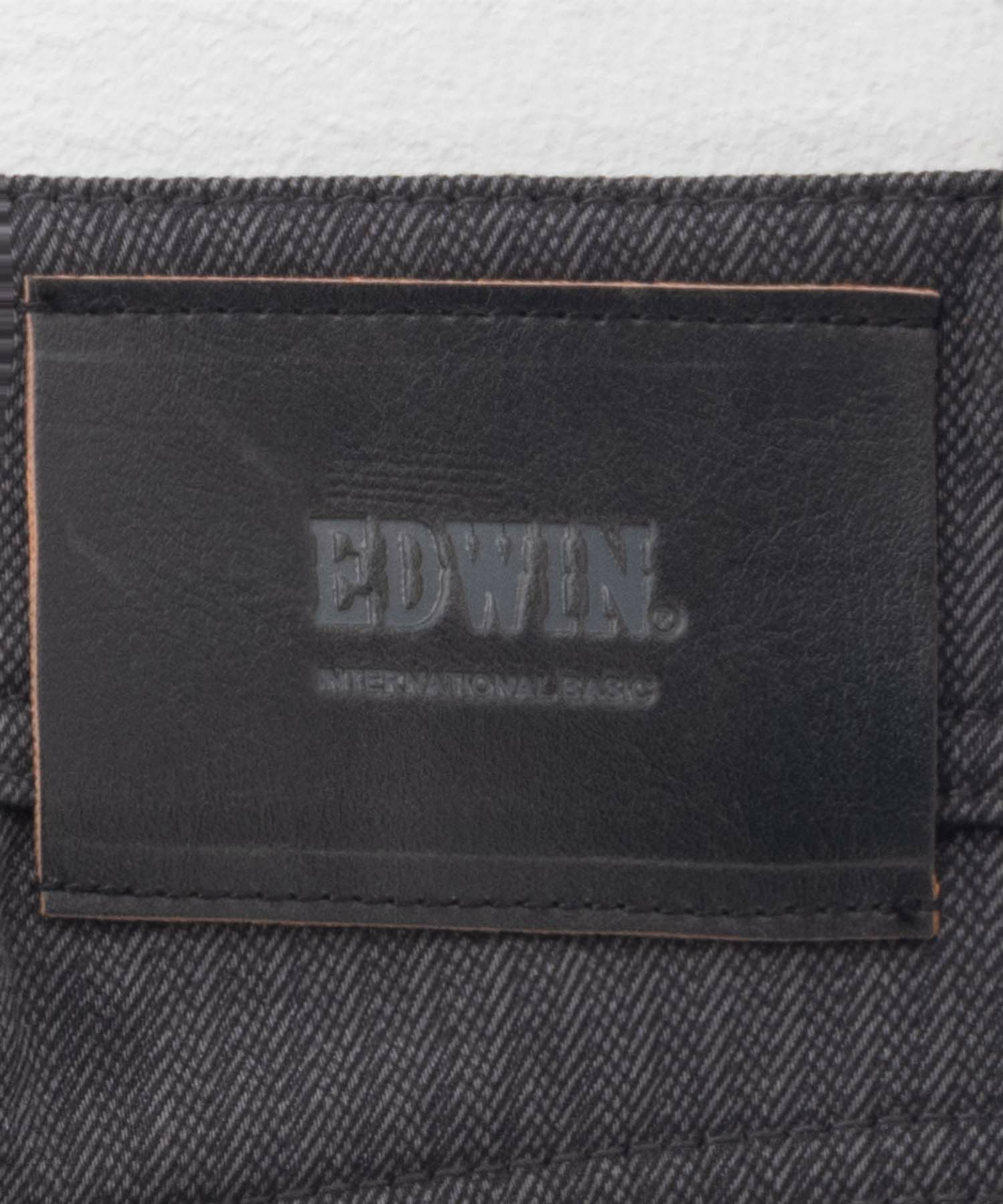 EDWIN インターナショナルベーシック BODY FIRE ゆったりストレート デニムパンツ レディース