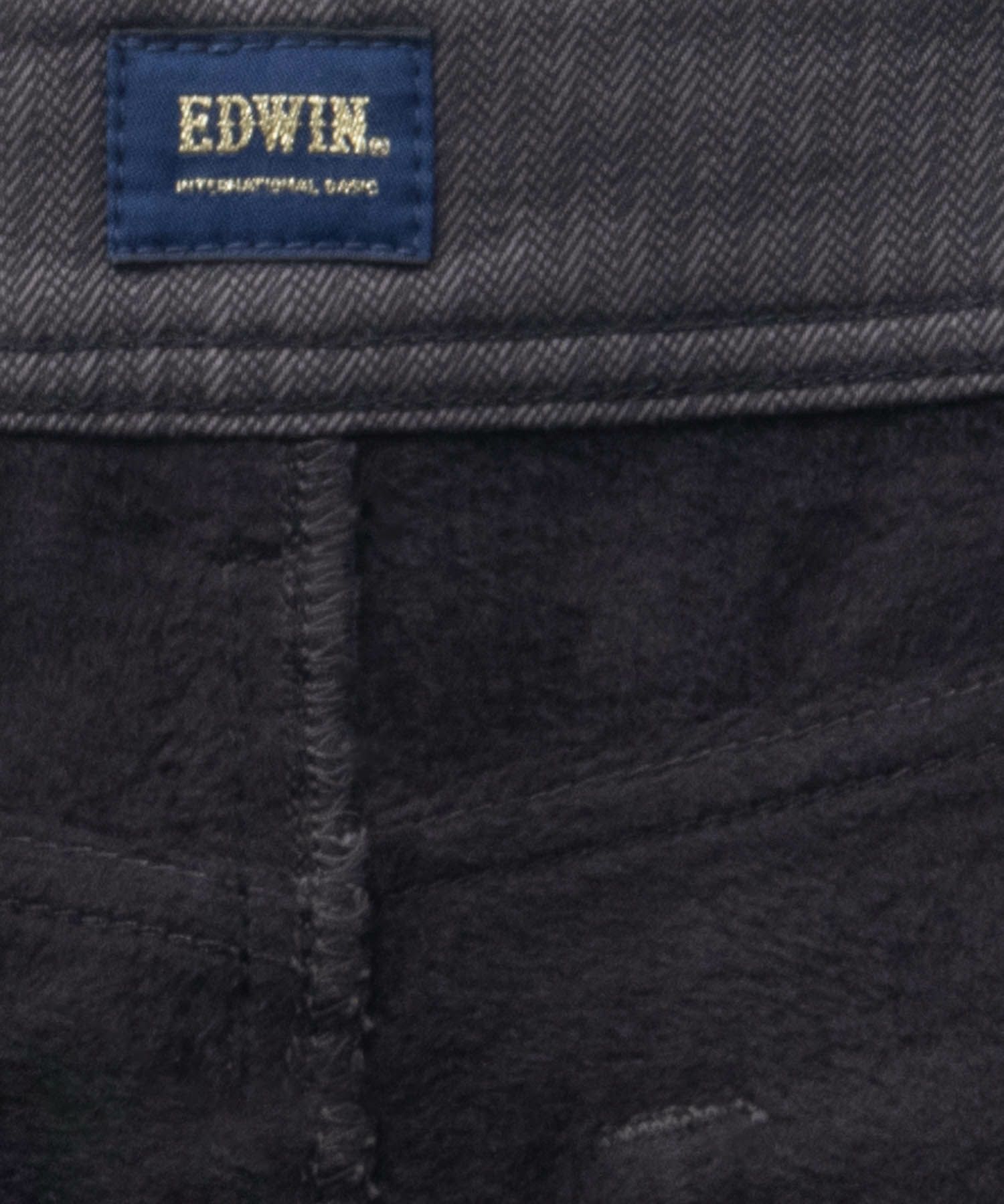 EDWIN インターナショナルベーシック BODY FIRE ゆったりストレート デニムパンツ レディース