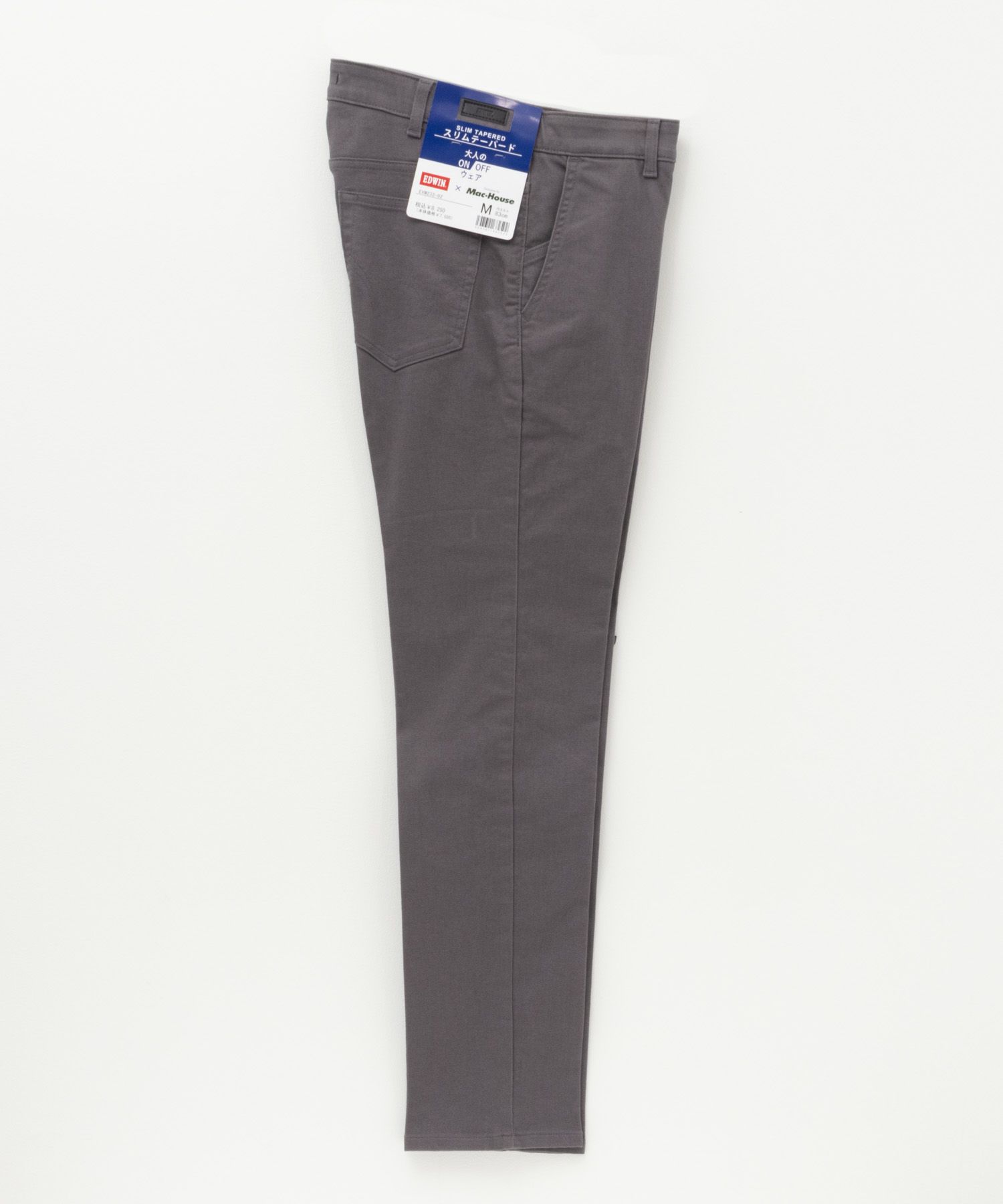 EDWIN スリムテーパードトラウザー メンズ