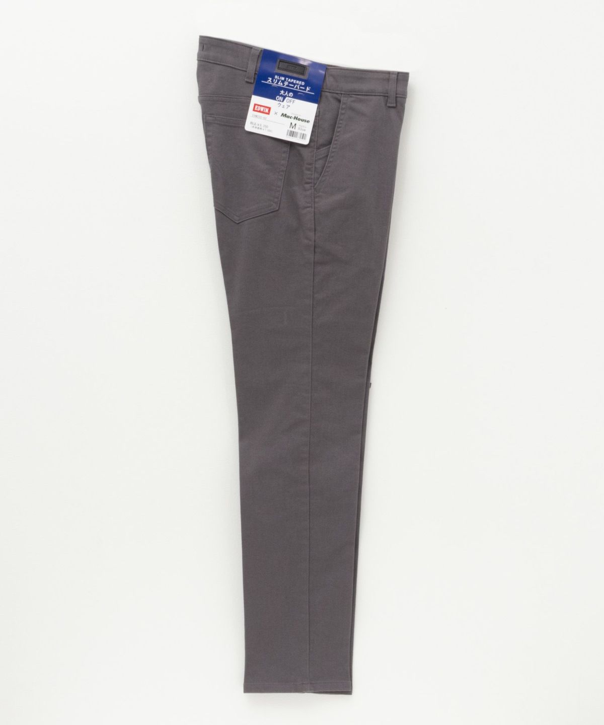 EDWIN スリムテーパードトラウザー メンズ