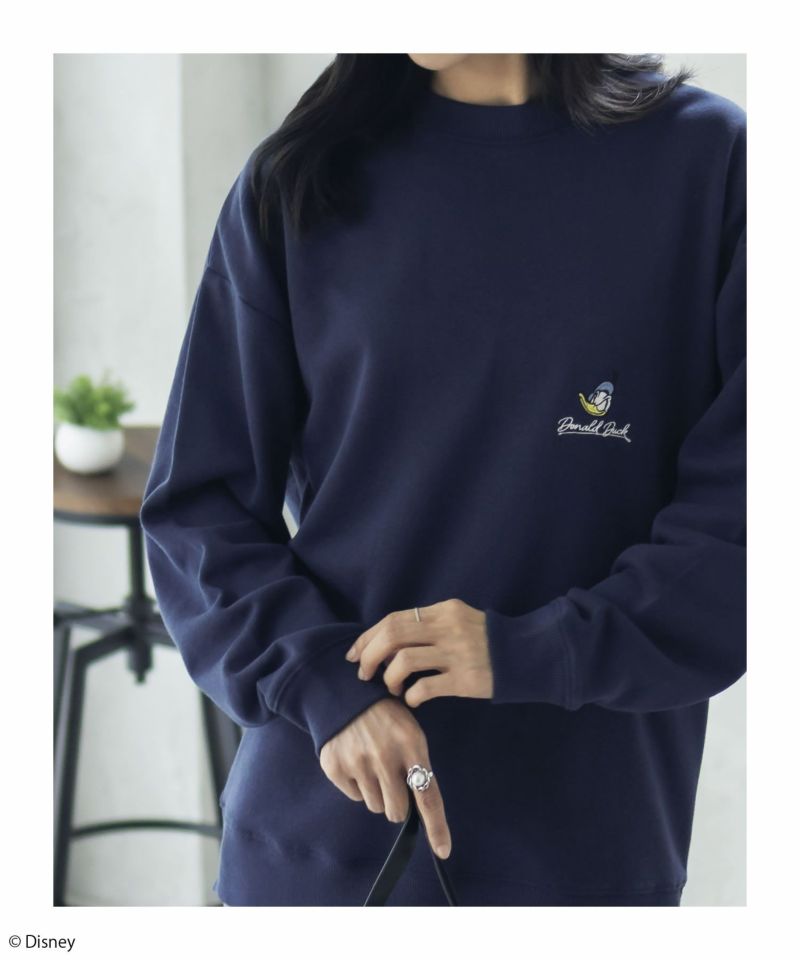 Disney / サガラ刺繍キャラクタートレーナー レディース