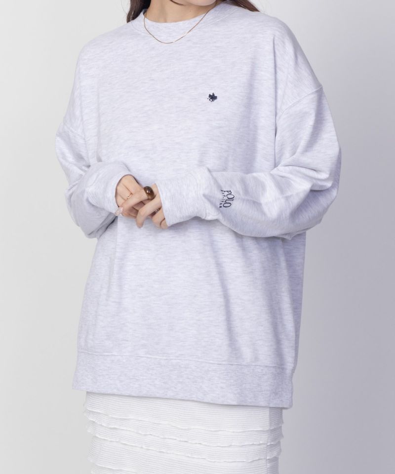 POLO BCS  ワンポイント刺繍トレーナー レディース商品画像-3