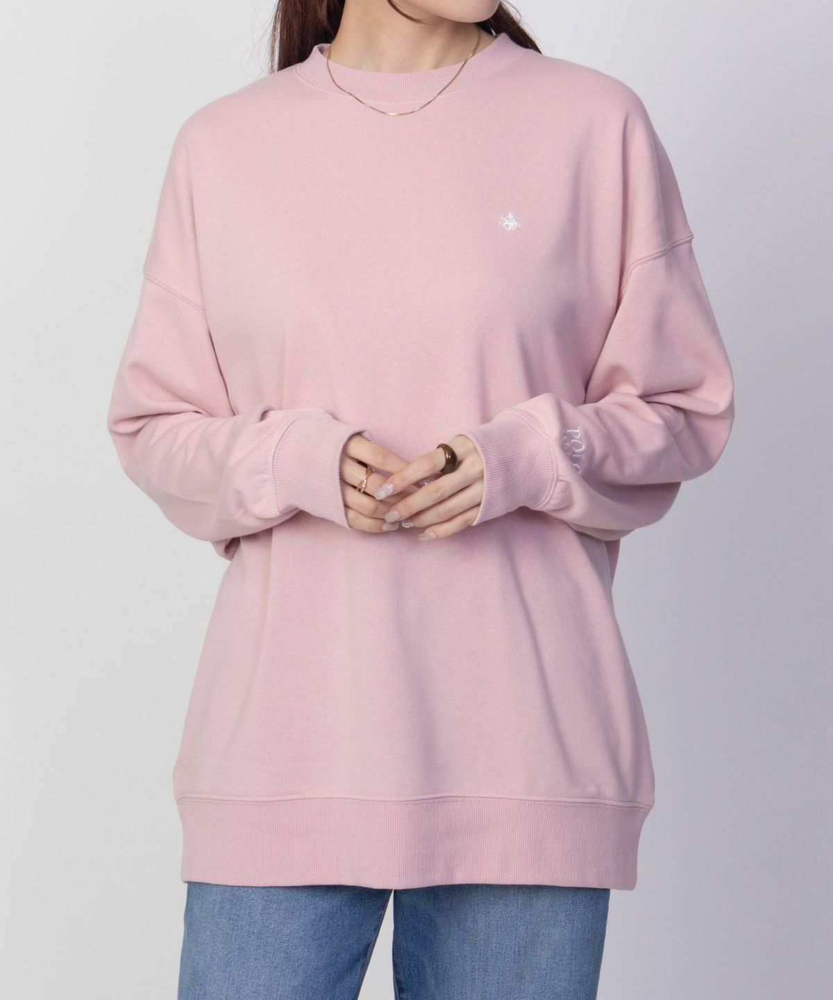 POLO BCS ワンポイント刺繍トレーナー レディース