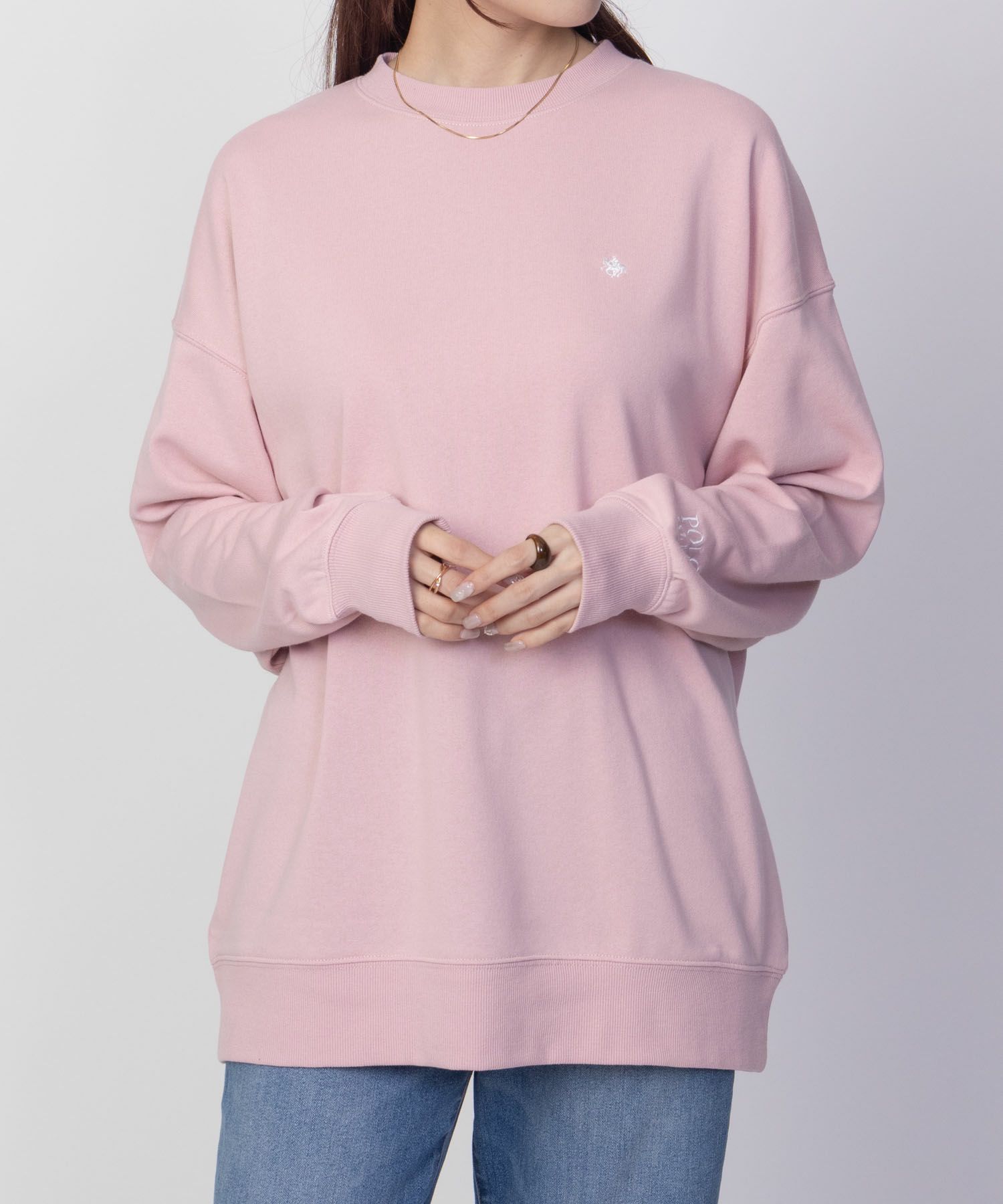 POLO BCS ワンポイント刺繍トレーナー レディース