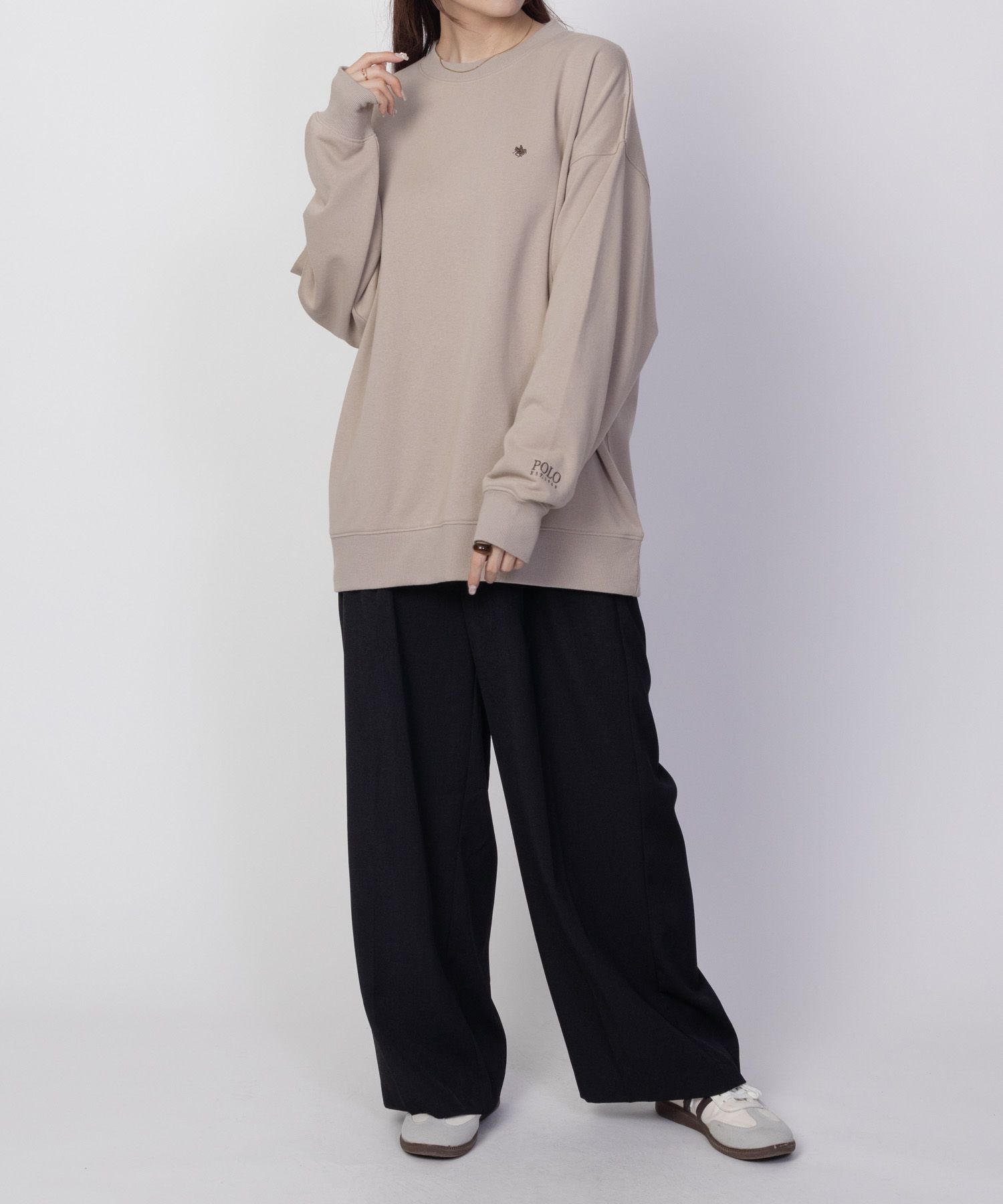 POLO BCS  ワンポイント刺繍トレーナー レディース商品サムネイル-6