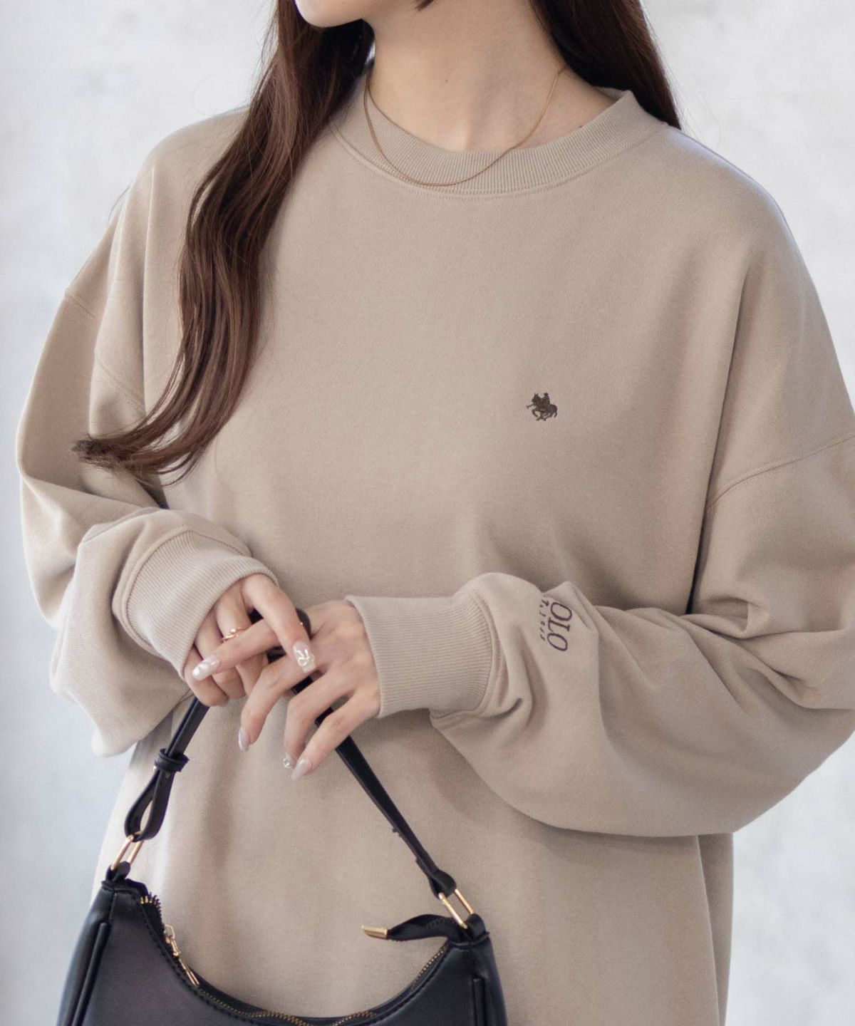 POLO BCS ワンポイント刺繍トレーナー レディース