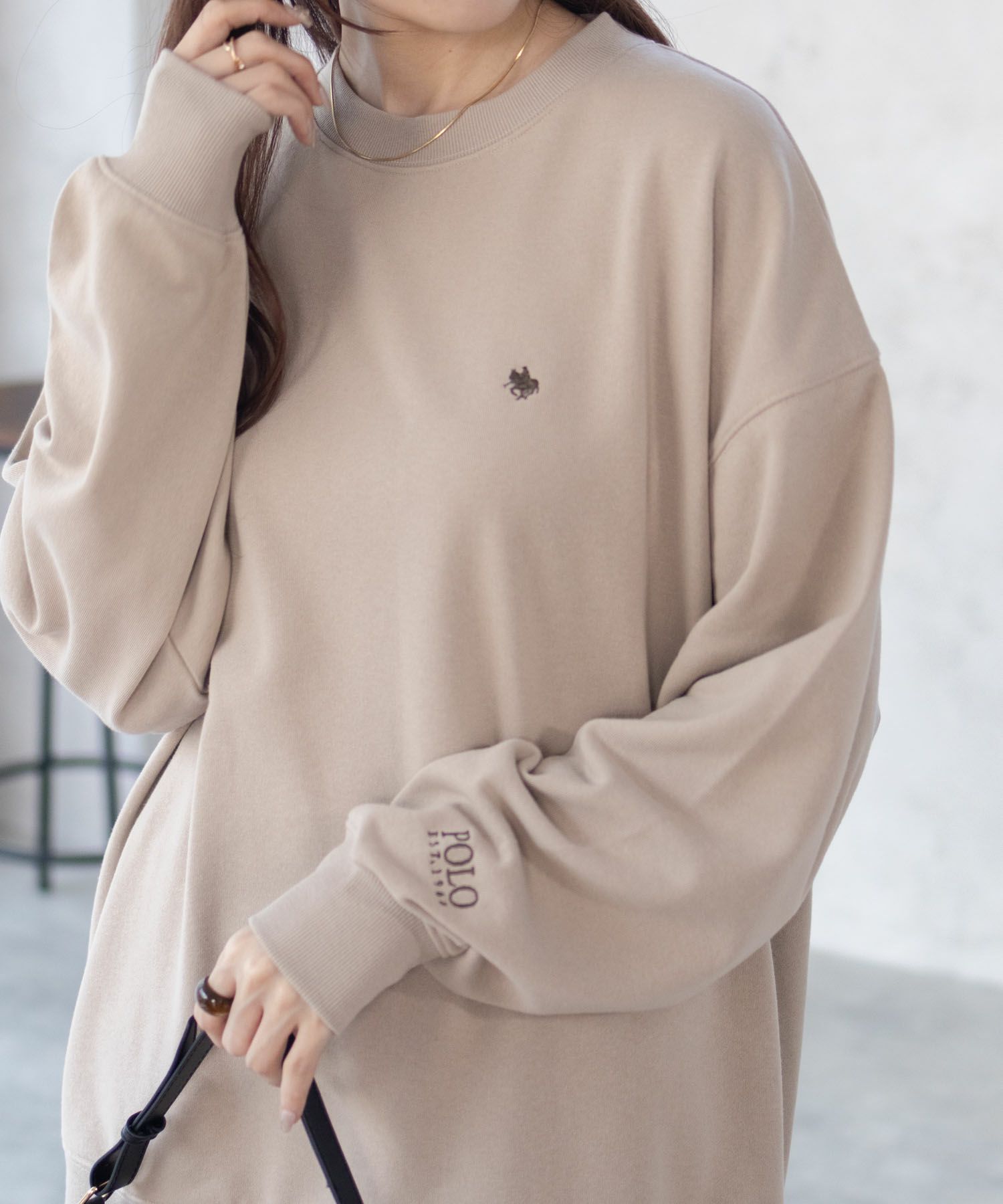 POLO BCS  ワンポイント刺繍トレーナー レディース商品サムネイル-14