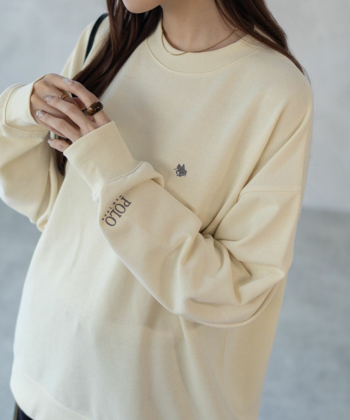 POLO BCS ワンポイント刺繍トレーナー レディース