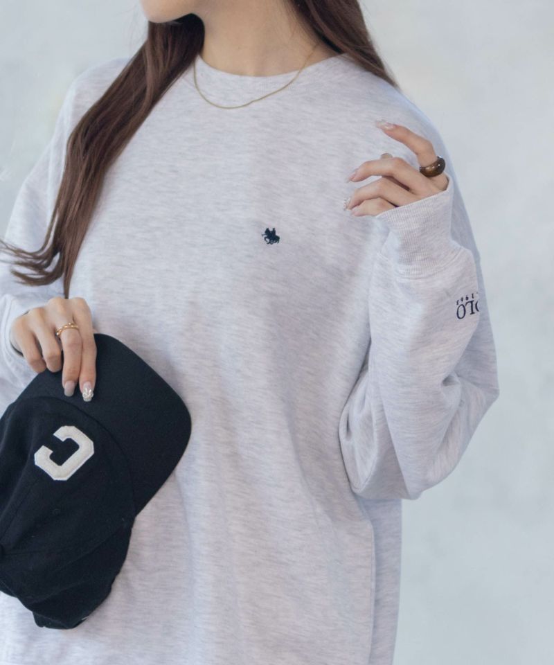 POLO BCS ワンポイント刺繍トレーナー レディース