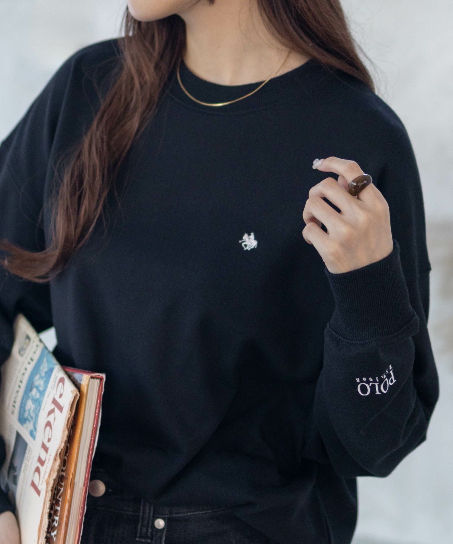 POLO BCS  ワンポイント刺繍トレーナー レディース商品サムネイル-21