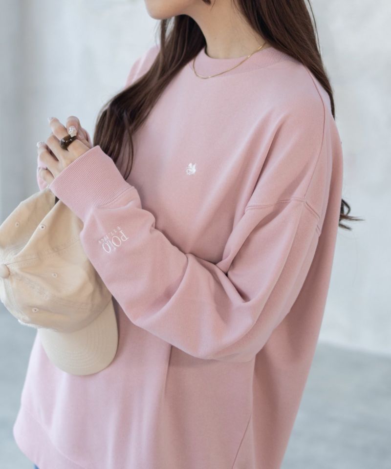 POLO BCS ワンポイント刺繍トレーナー レディース